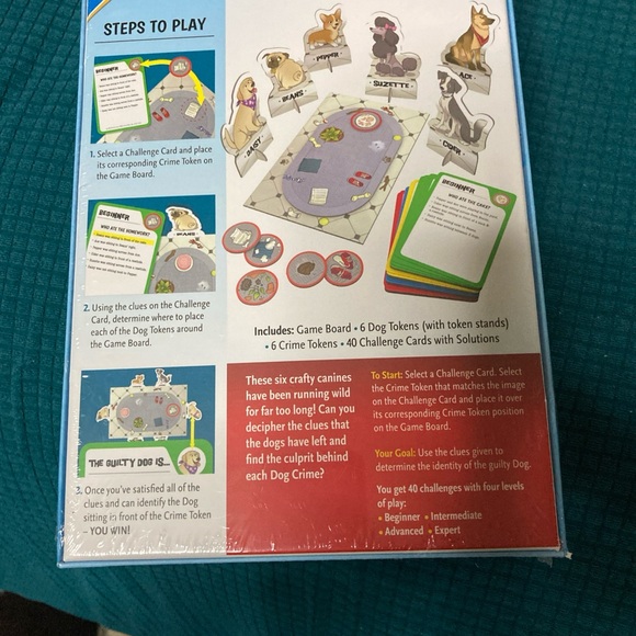 ThinkFun Dog Crimes Logic Game great activity new unopened Snow Day Home School - Picture 4 of 6